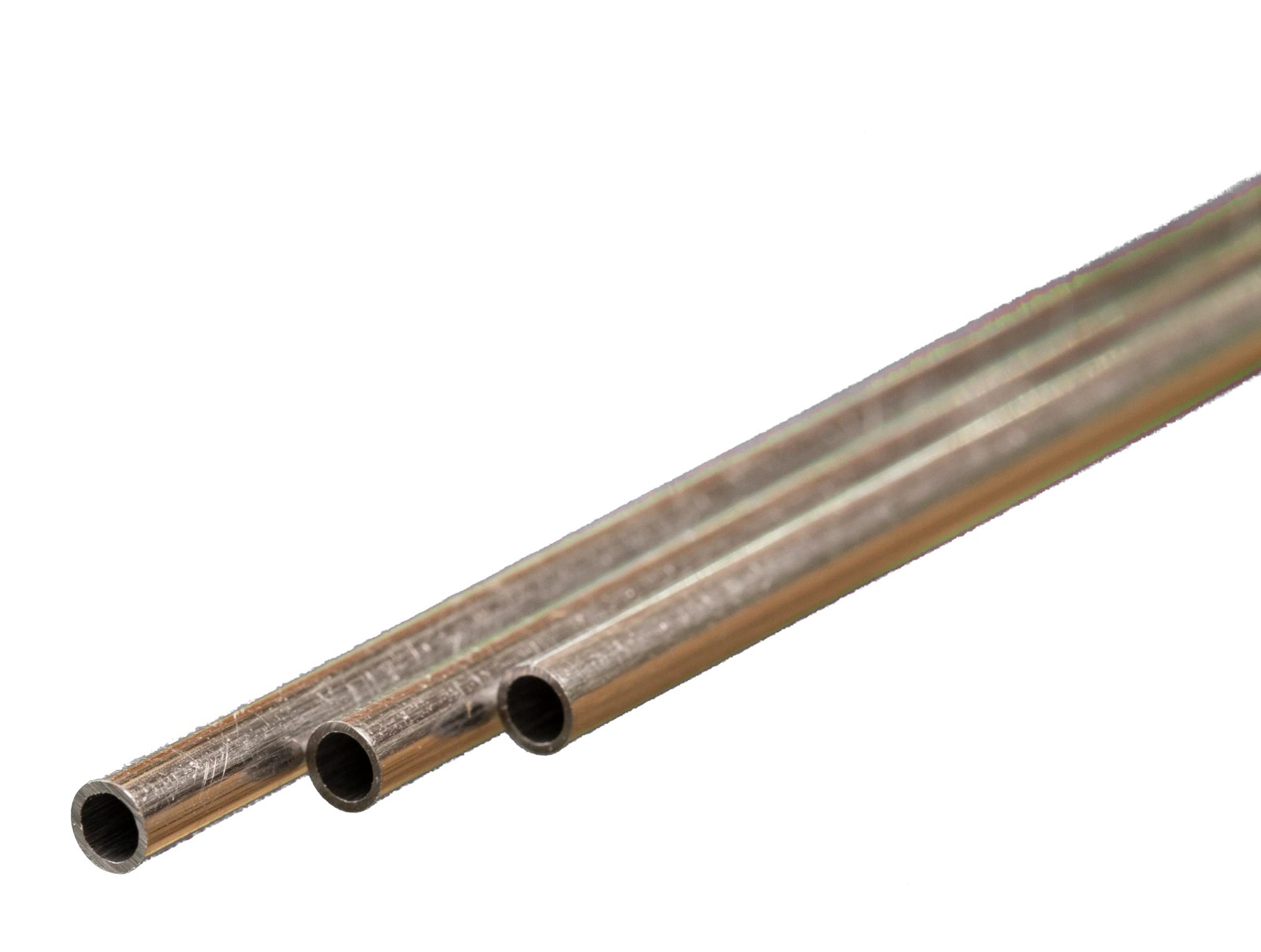 K S K S Precision Metals Round Aluminum Tube 3 32 OD x 12 Long Set of 3