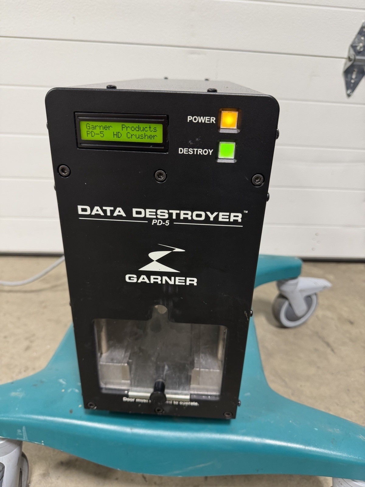 Garner PD-5 HDD Hard Disk Drive Data Destroyer Degausser