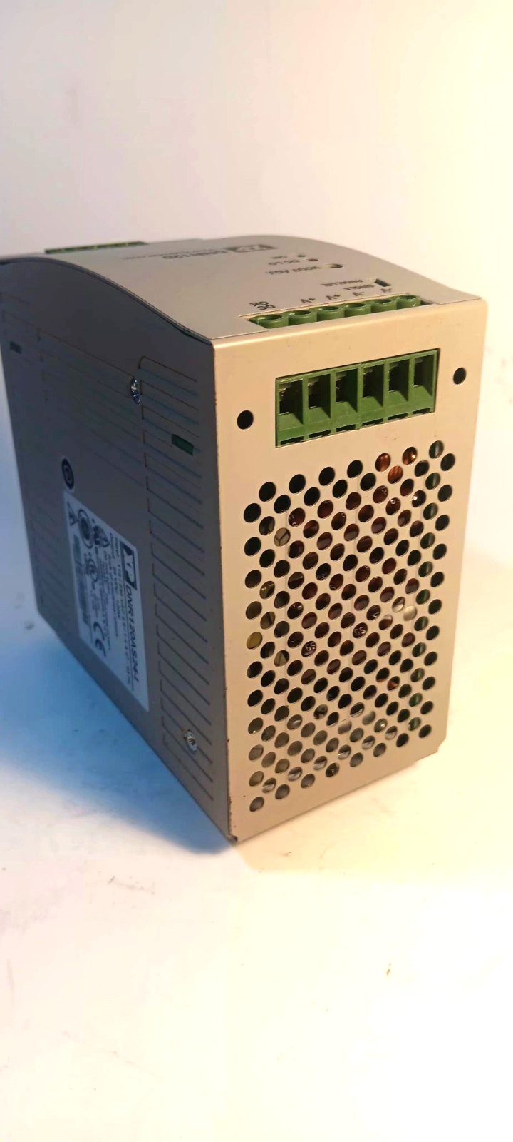 24 volt DC, 120 Watt Power Supply, XP POWER DNR120AS24-I, Input 115/230 Vac
