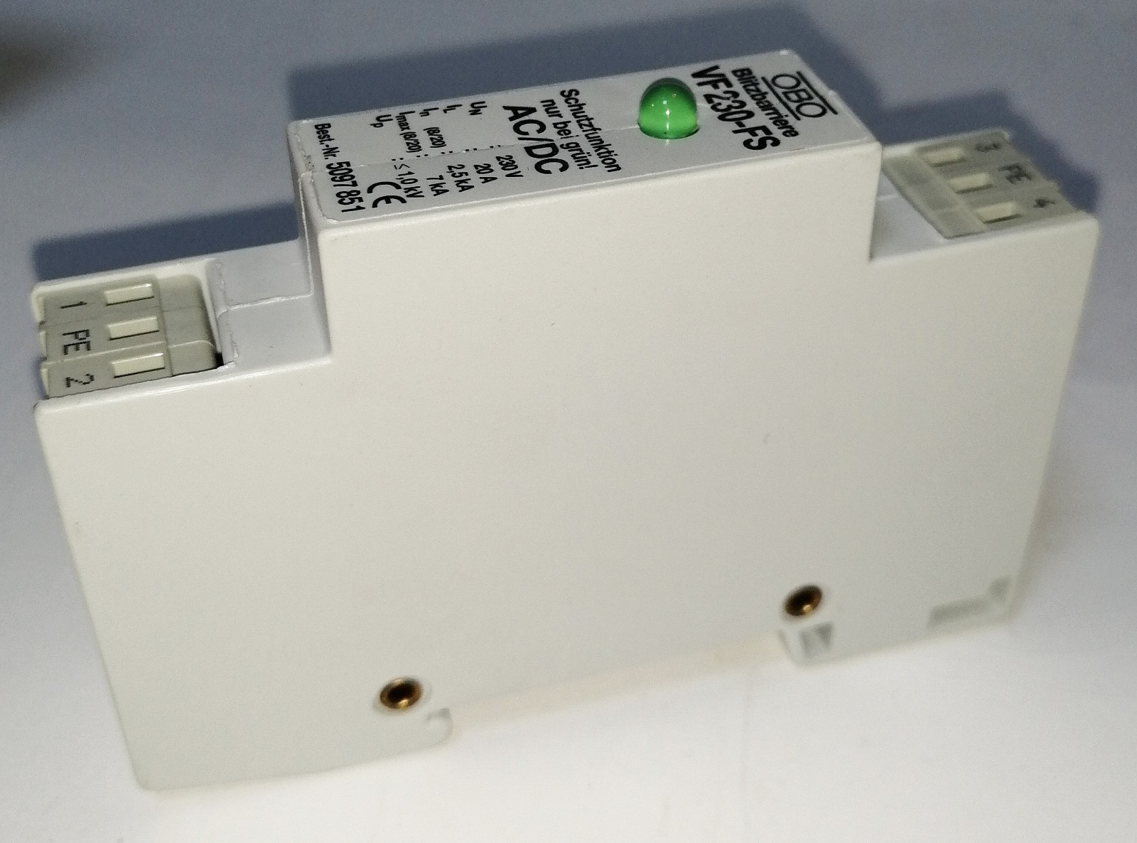 OBO Blitzbarriere VF 230-AC/DC-FS Overvoltage Protector