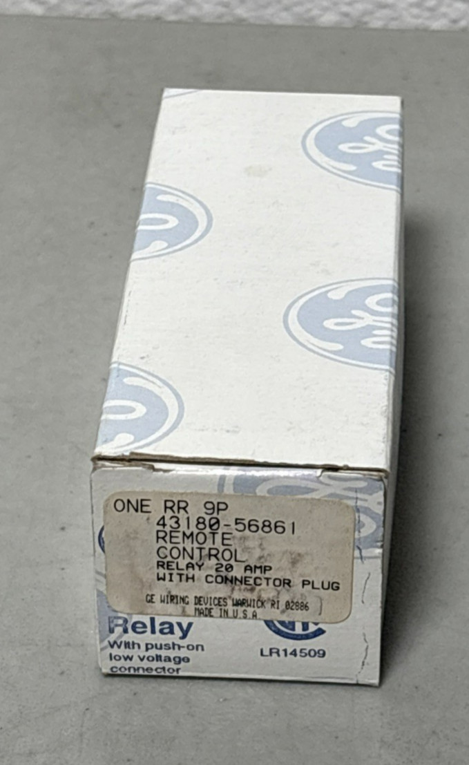 GE General Electric RR9 Relay with Pilot Remote Control Switch – NEW IN BOX