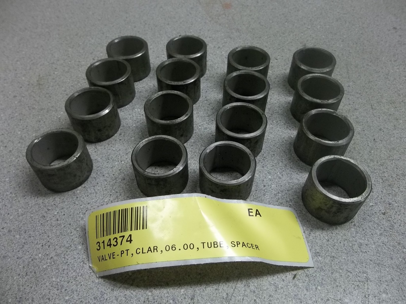 16-Piece Valve Tube Spacer Kit 314274 PT CLAR 6.00 *FREE SHIPPING*