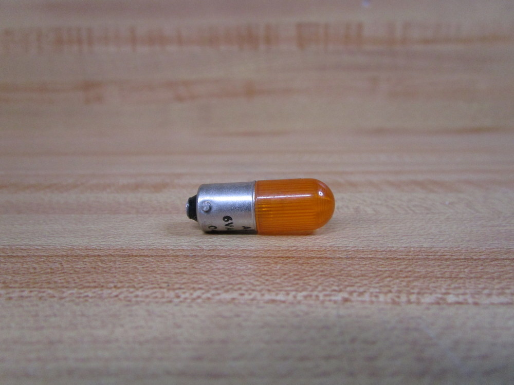 Allen Bradley 800T-N318A Amber Lamp Bulb 800TN318A 6VAC/DC (Pack of 10)