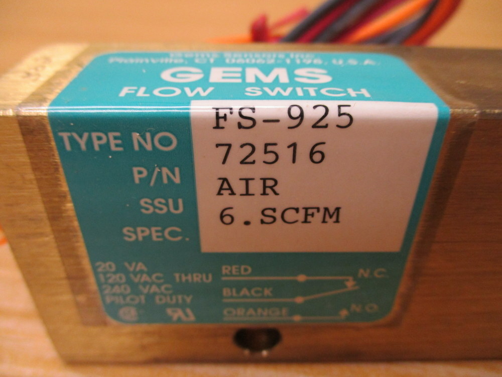 Gems FS-925 Flow Switch 56038