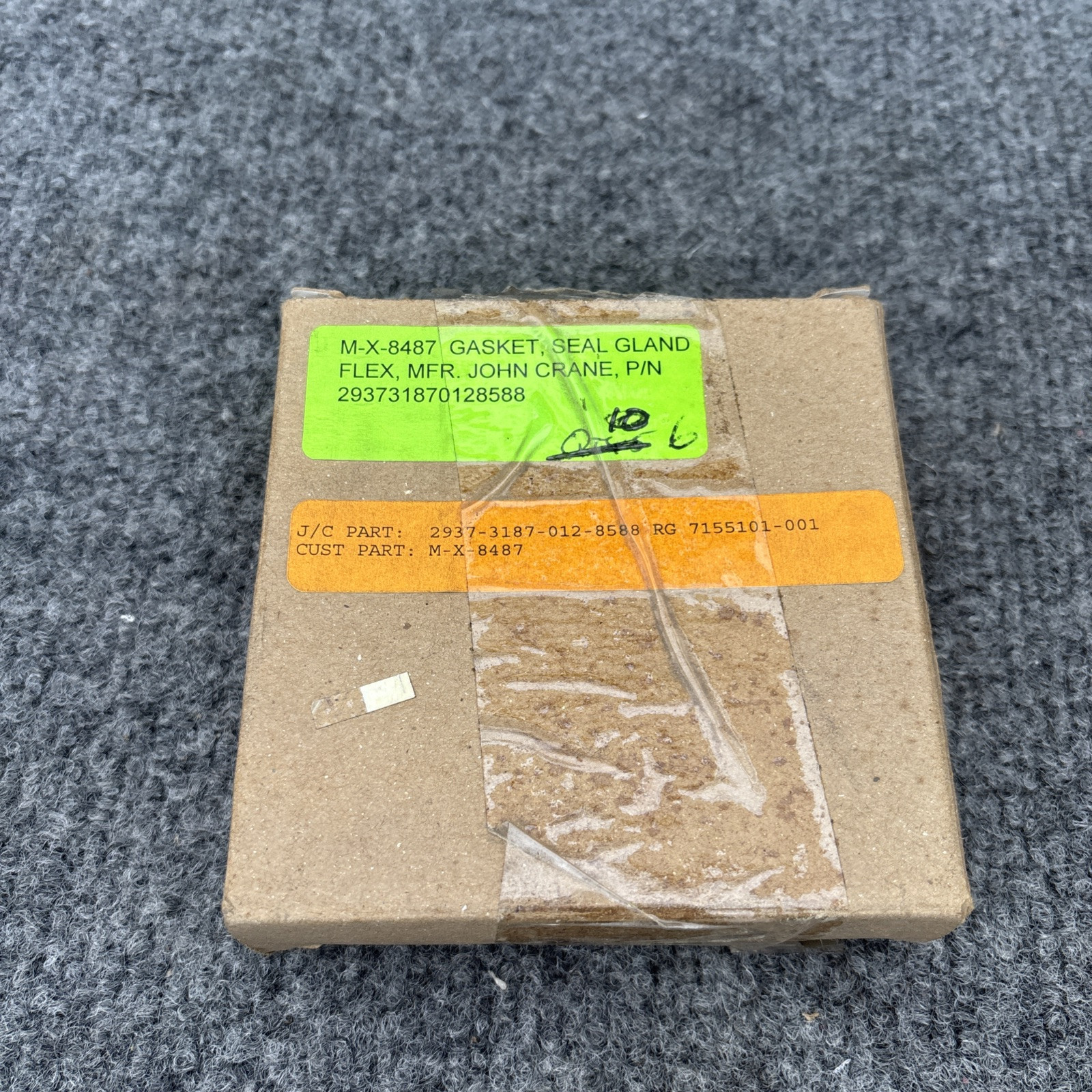 John Crane 2937-3187-012-8588 Gasket Seal Gland Flex New Other