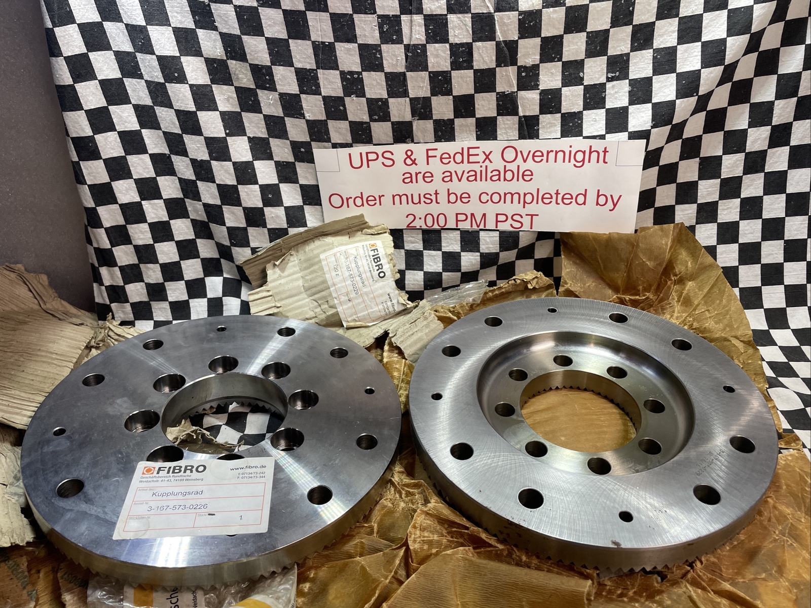 FIBRO DRIVE GEAR, 3-167-573-0226 & 3-167-573-0229, MGE37305 R4801, 31675730226