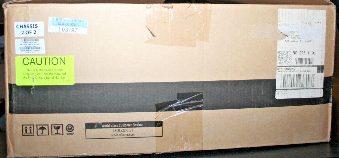 New/opened box AMX Modula 24×24 Matrix Switcher FGP34-2424-847