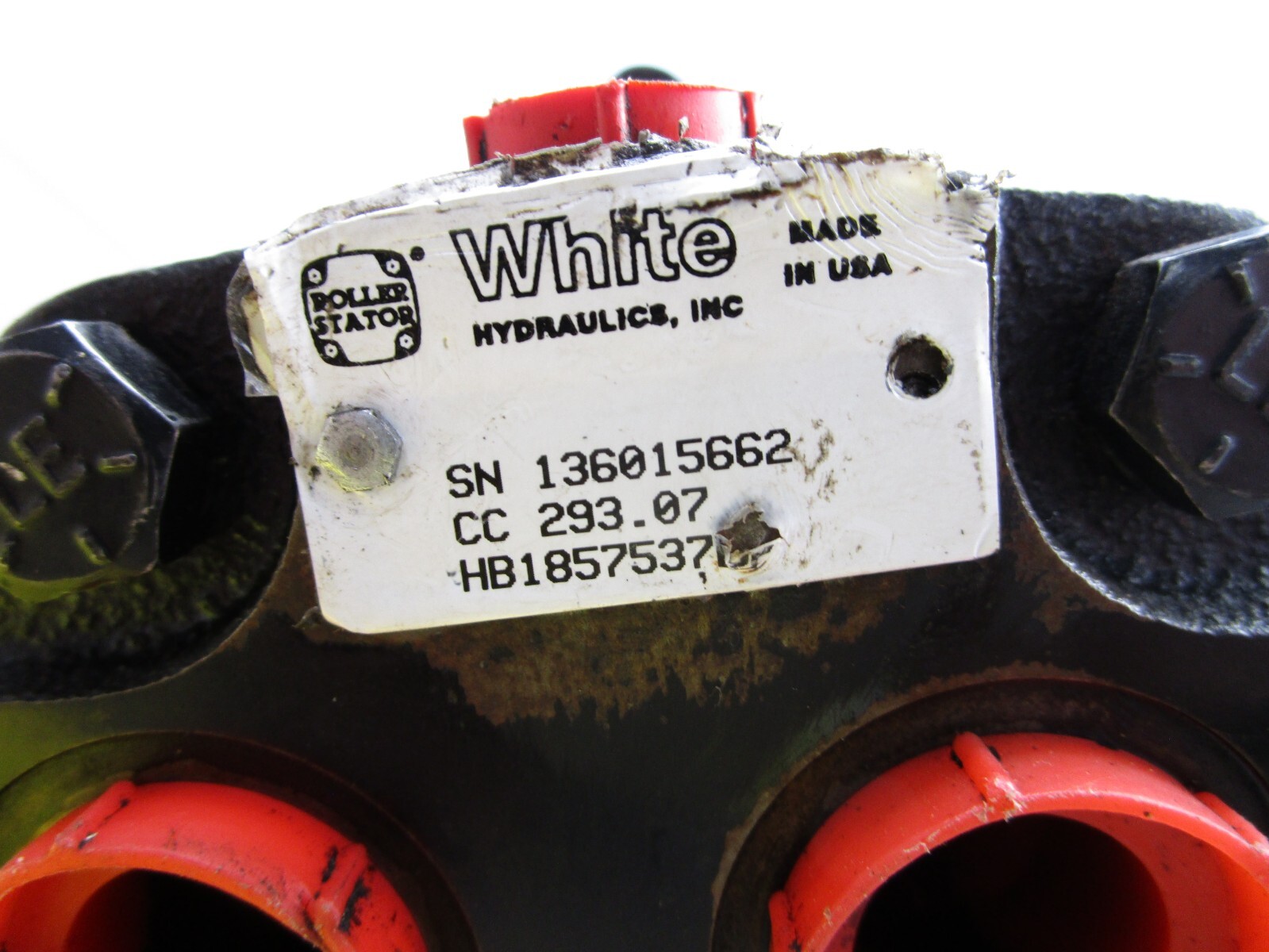 White Hydraulics HB1857537DP Hydraulic Motor 293.07cc *For Parts or Repair*