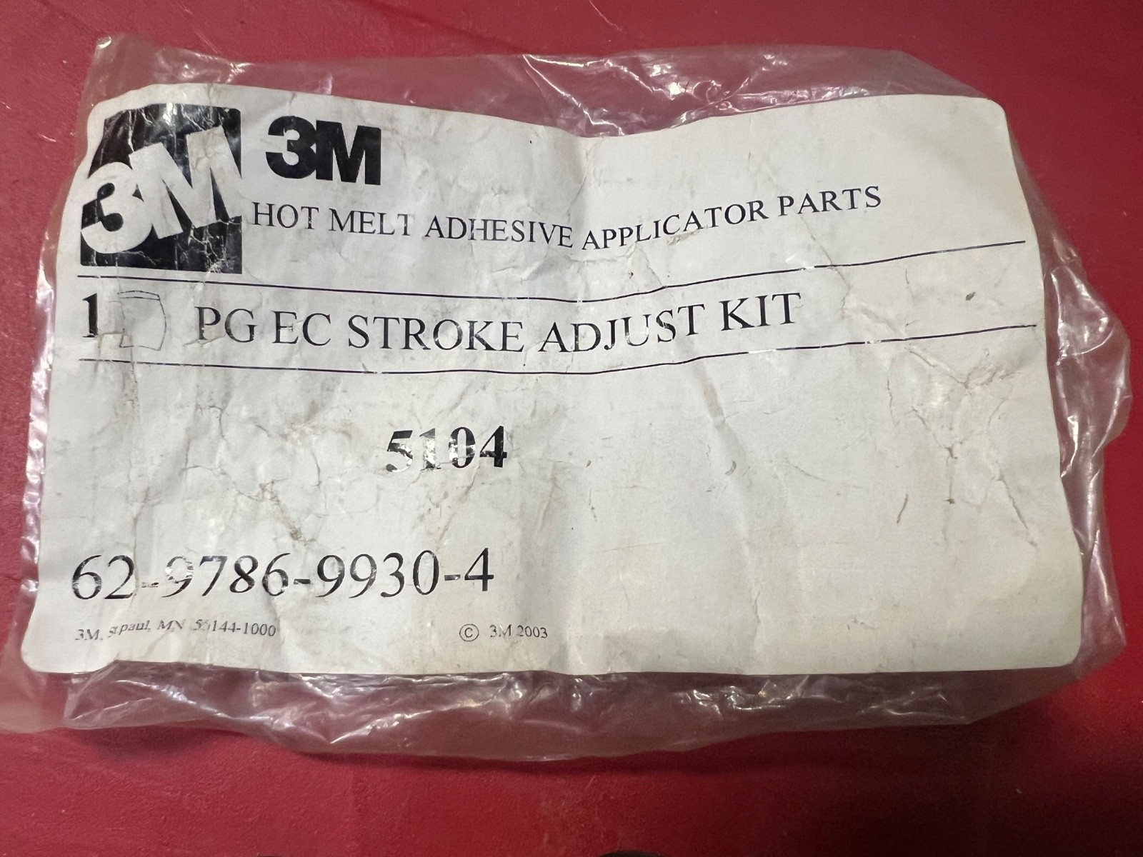 (2pc) 3M 9786 Stroke Adjuster Kit w/ End Clip for Polygun EC Glue Gun