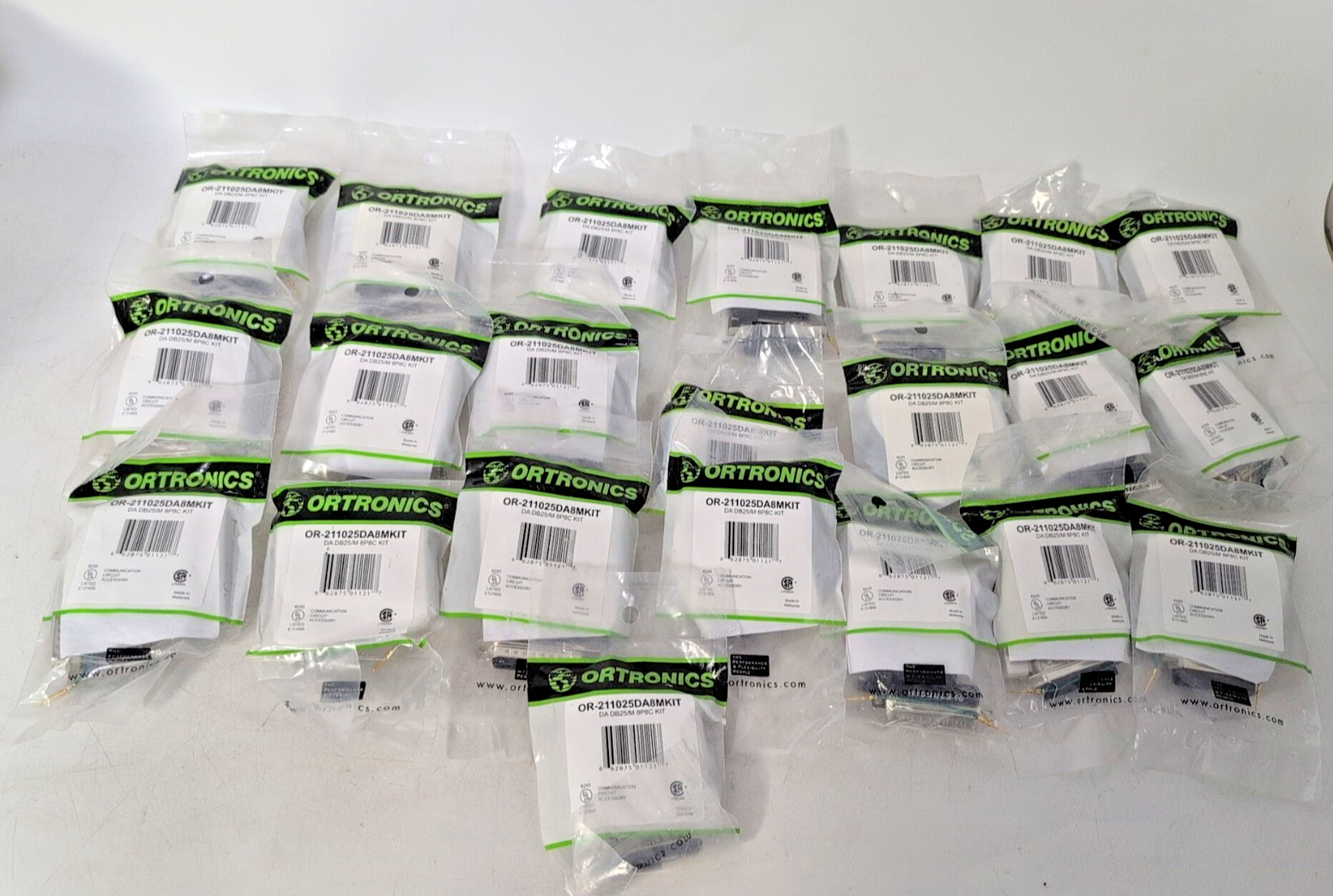 Lot of 22 Ortronics OR-211025DA8MKIT Data Adapter