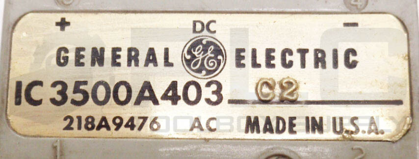 GE GENERAL ELECTRIC IC3500A403C2 RECTIFIER 218A9476