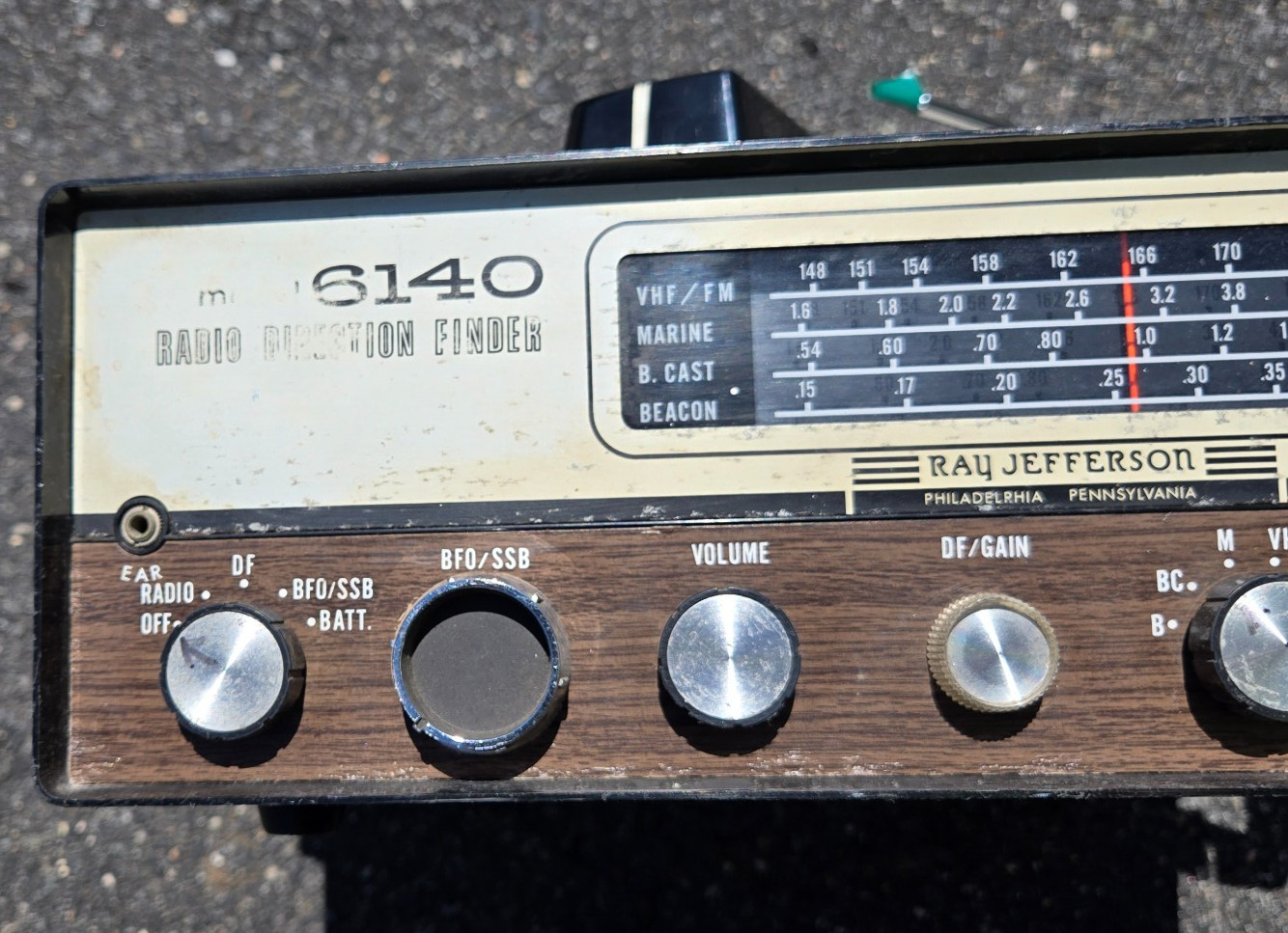 Used Ray Jefferson Radio Direction Finder Model 6140 *Works*