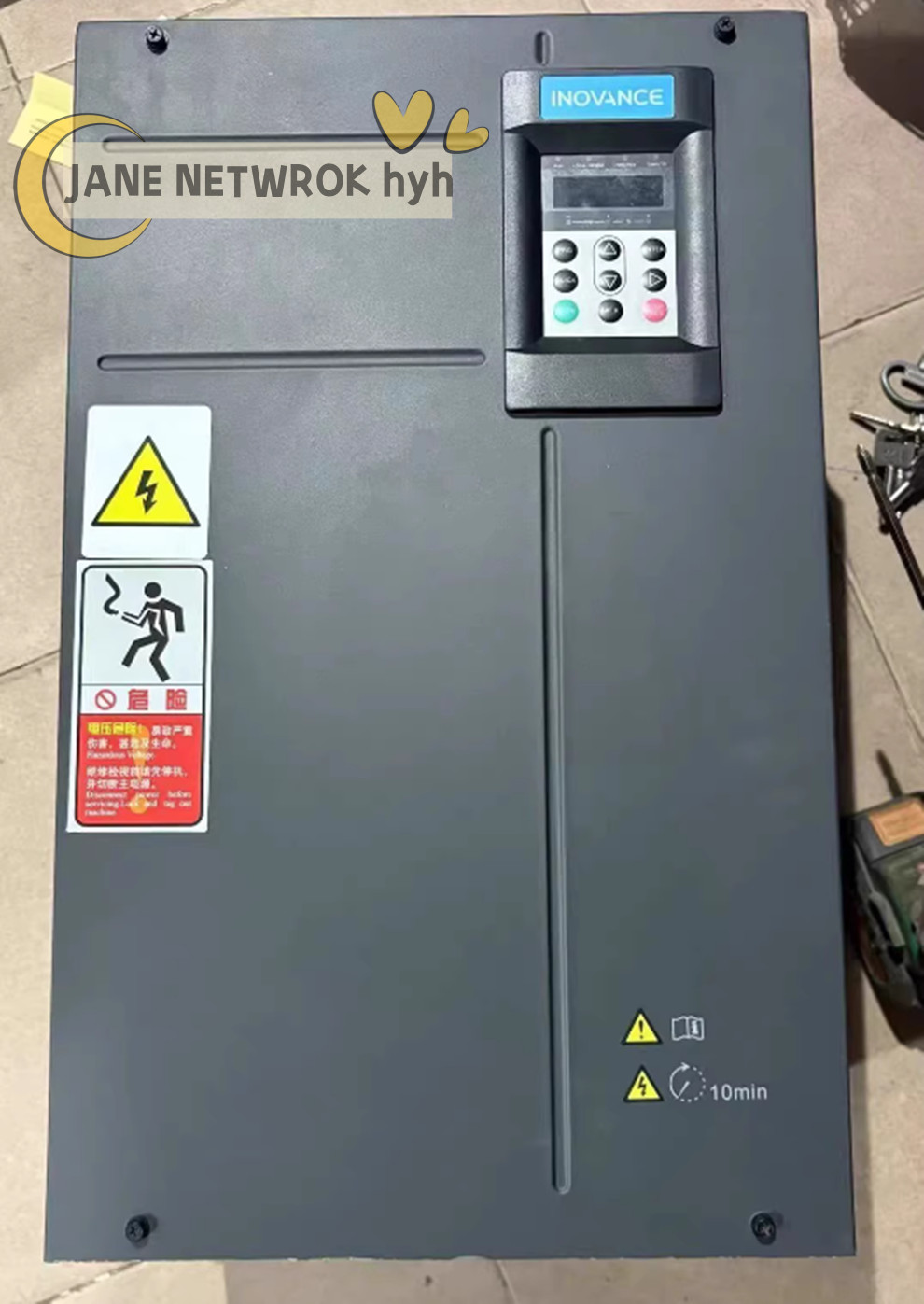 TEST OK MD500ET110G，110kw permanent magnet synchronous inverter DHL/FEDEX