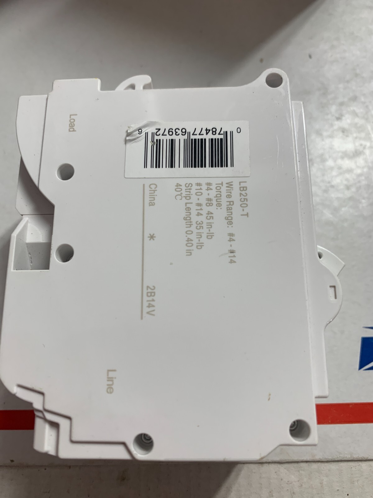 LEVITON LB250-T CIRCUIT BREAKER 50A, 2-POLE
