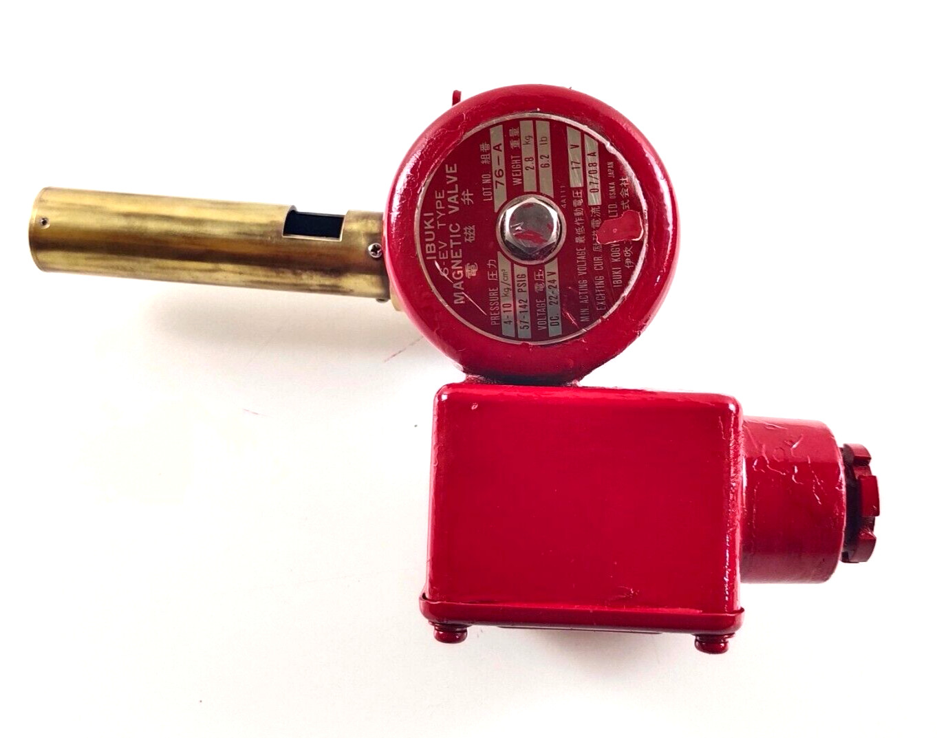 Ibuki Kogyo 6-EV Magnetic Valve (Pressure 4-10 kg/cm2, Voltage DC 22-24V)