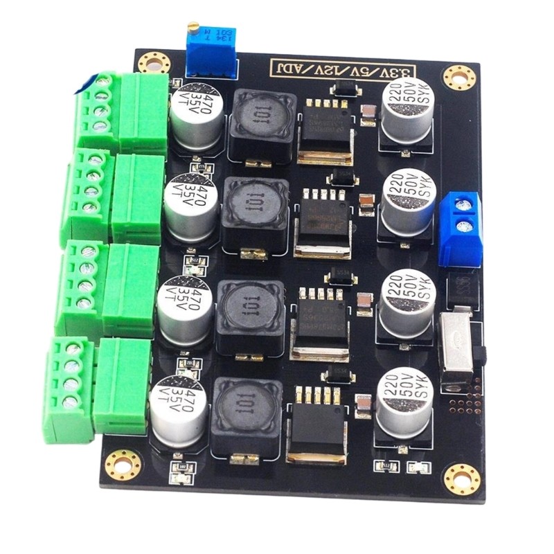 LM2596 Switching Power Supply 3.3V/5V/12V/ADJ Adjustable Voltages Power Module