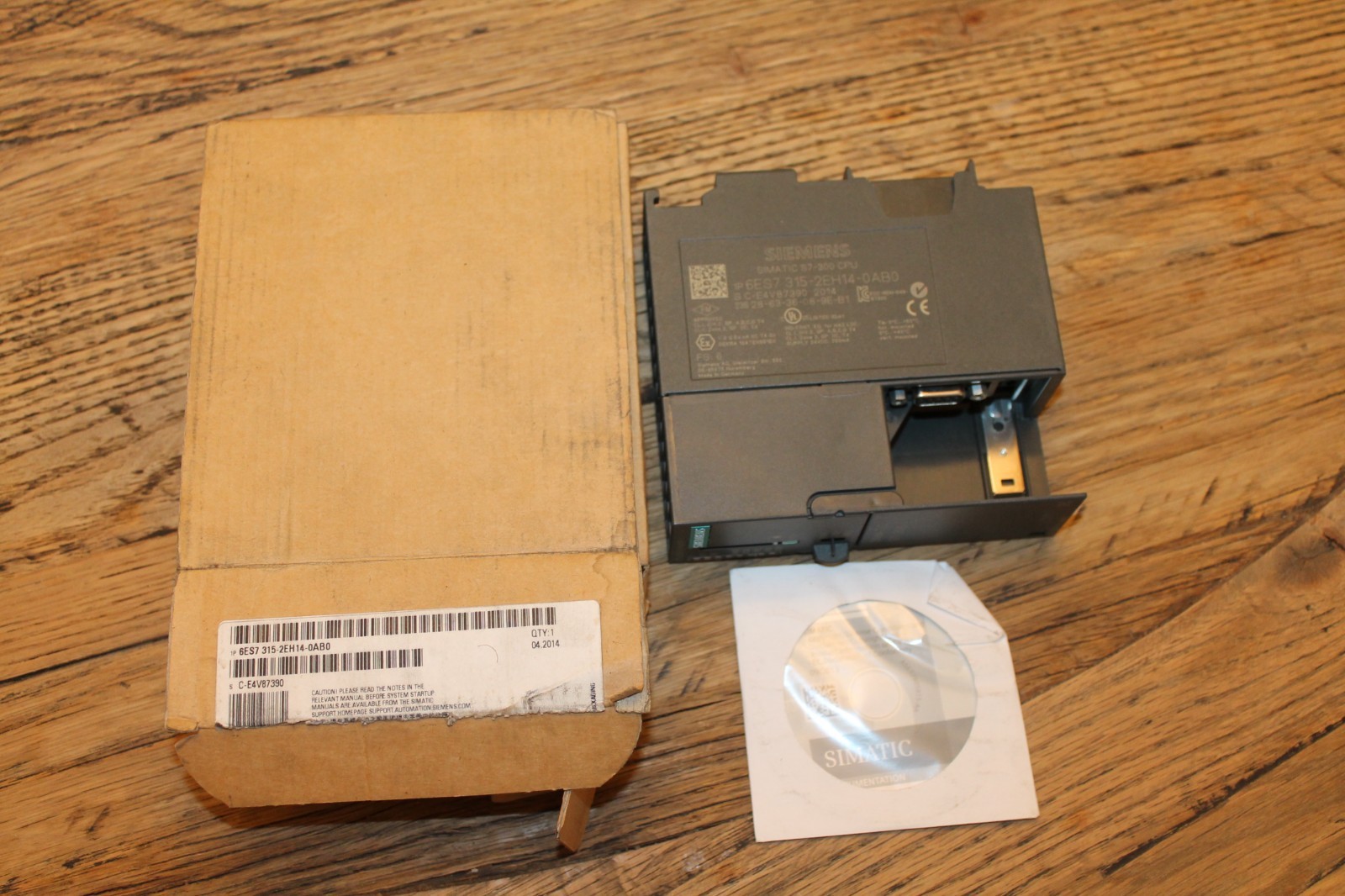 Siemens 6ES7 315-2EH14-0AB0 SIMATIC S7-300 CPU 315-2 PN/DP 24Vdc Processing Unit