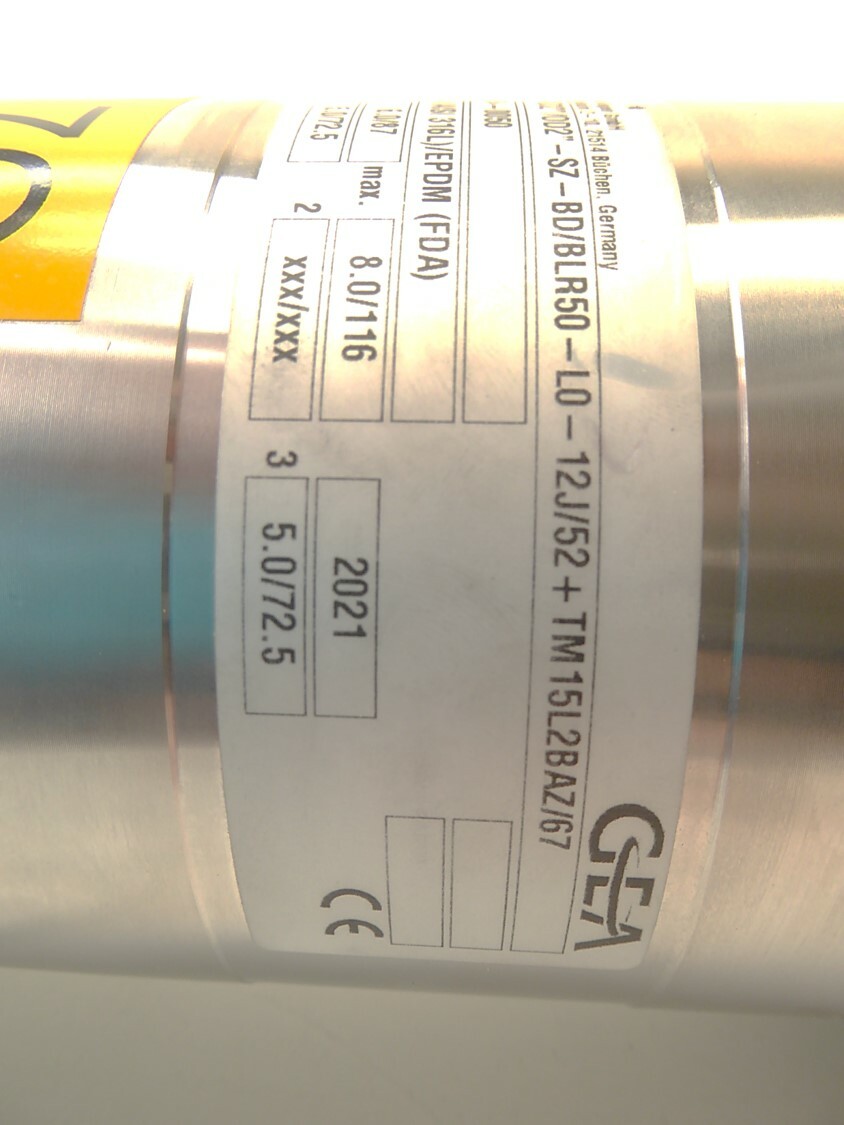GEA REC-OD2″/OD2″-SZ-BD/BLR50-L0-12J/52+TM15L2BAZ/67 T.VIS Valve NEW NO BOX
