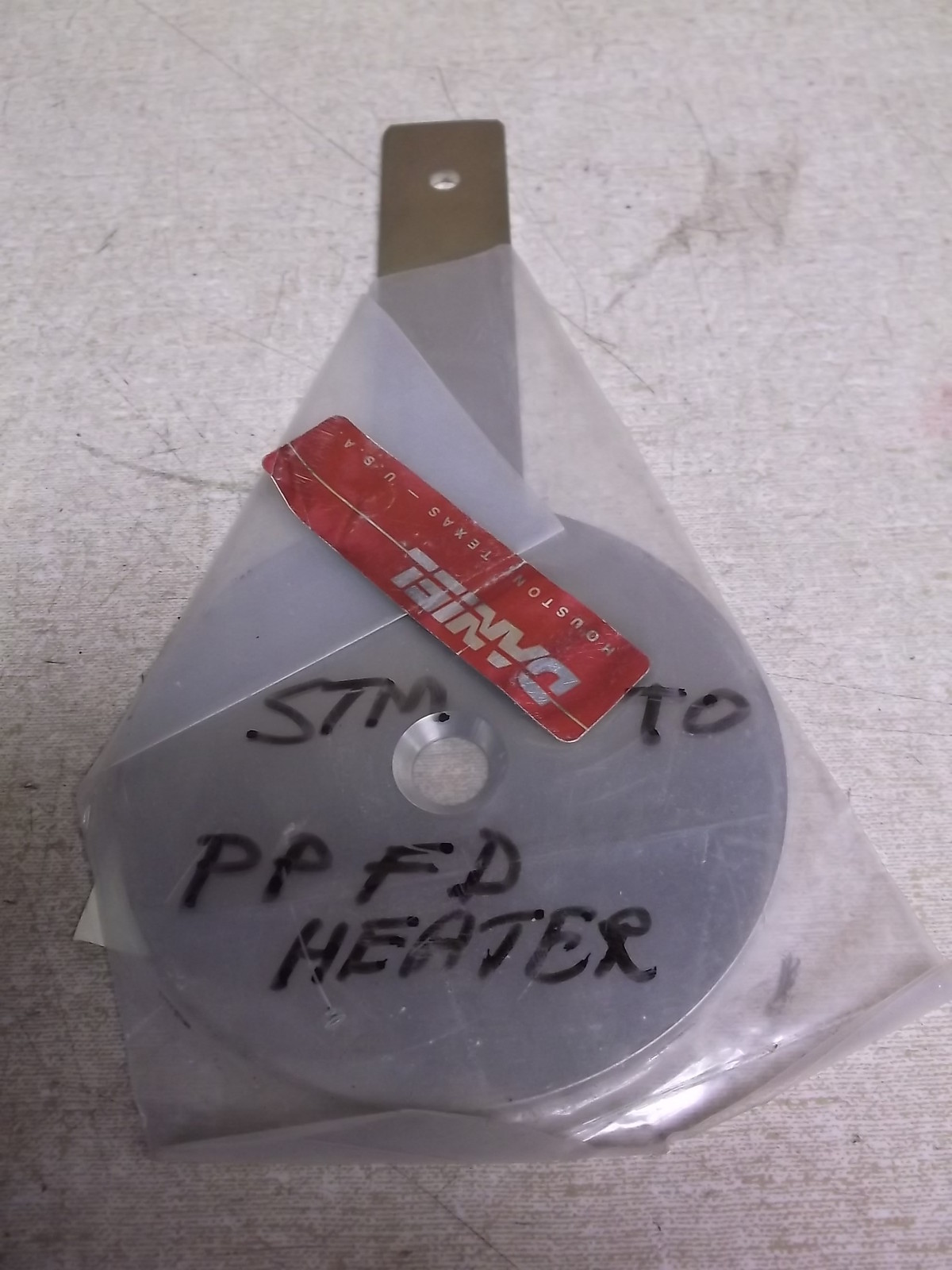 Daniel 316 SS Stainless Steel Orifice Plate 1-1/2″ 3/600 Inlet .4460 DR=.4458