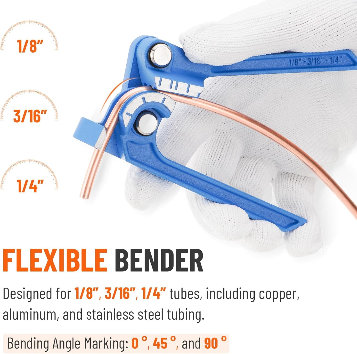 25Ft 3/16″ Copper-Coated Brake Line Kit (16 Fittings, 2 Union and 4 Nut ) Acc.