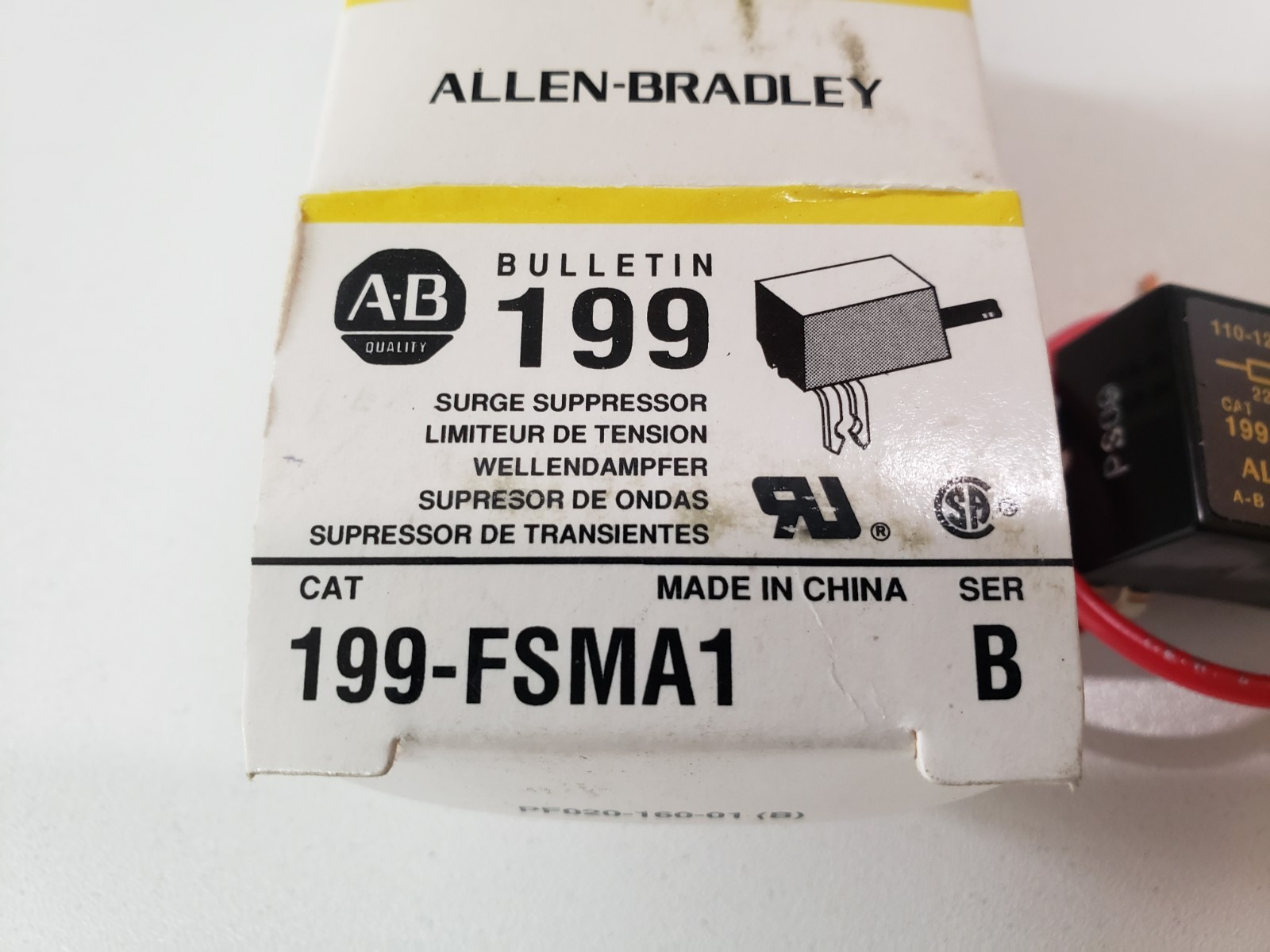 UNUSED – Allen-Bradley 199-FSMA1 Ser. B Surge Suppressor