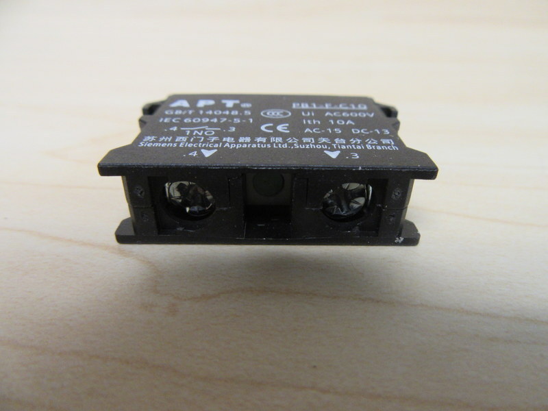 Siemens APT PB1-F-C10 Contact Block