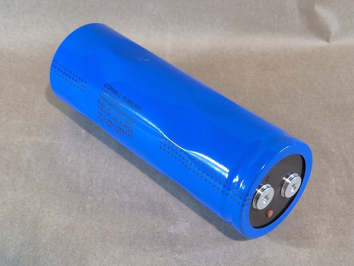 SURPLUS NEW CORNELL-DUBILIER 21509-601-02 6000 uF Capacitor – Electrical