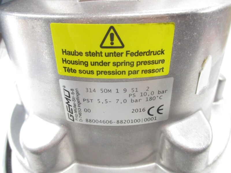 GEMU 31450M19512 SRP981-BIDLS1NA 90PSI 180’C NSNP