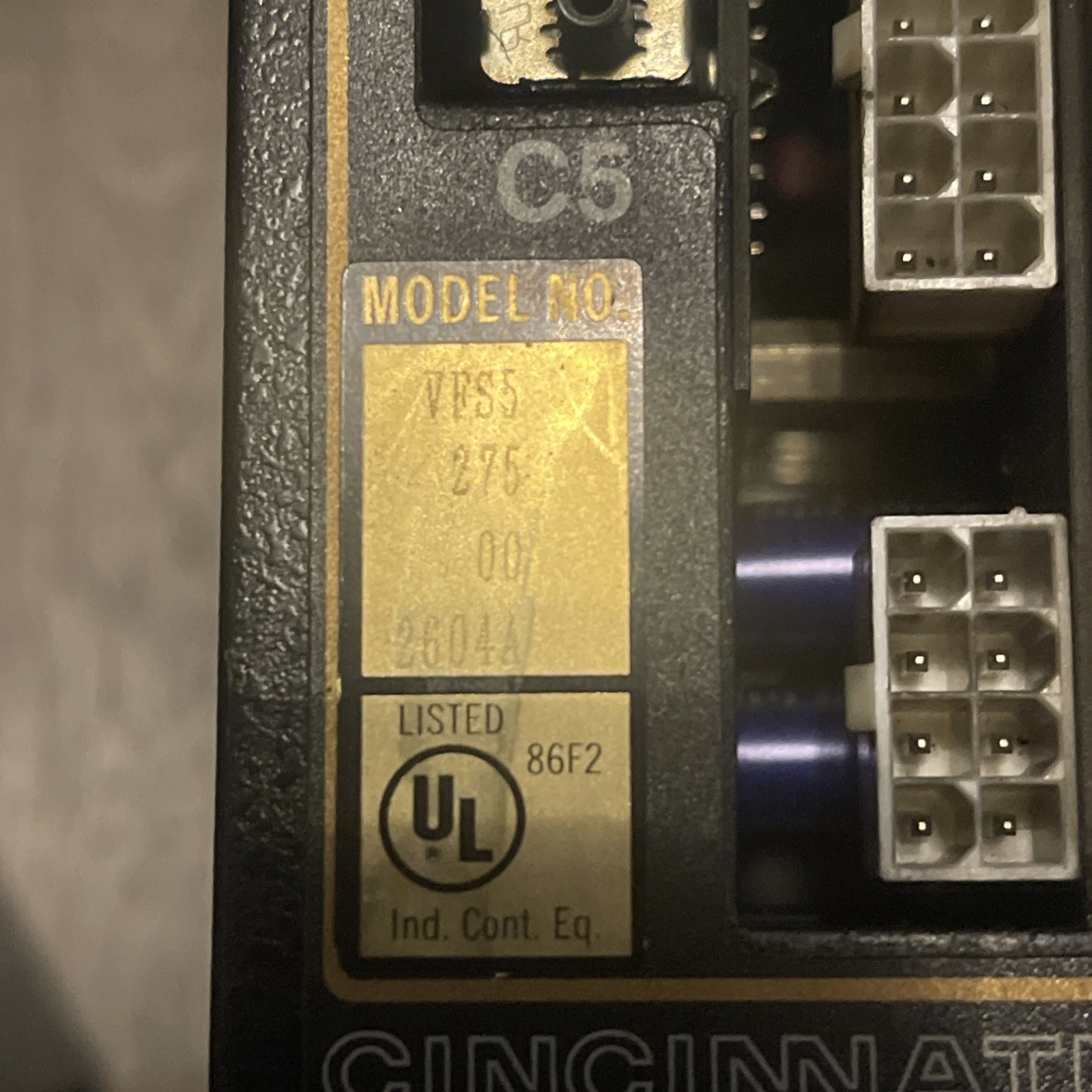 CINCINNATI MILACRON VFS5-275-00-2604A 230VAC 75AMP DRIVE