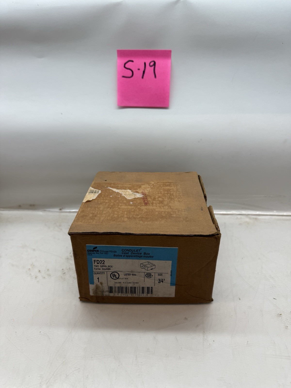 COOPER ARROW-HART AH1221I AC SWITCH 20A 120-277VAC SINGLE POLE IVORY Box Of 10