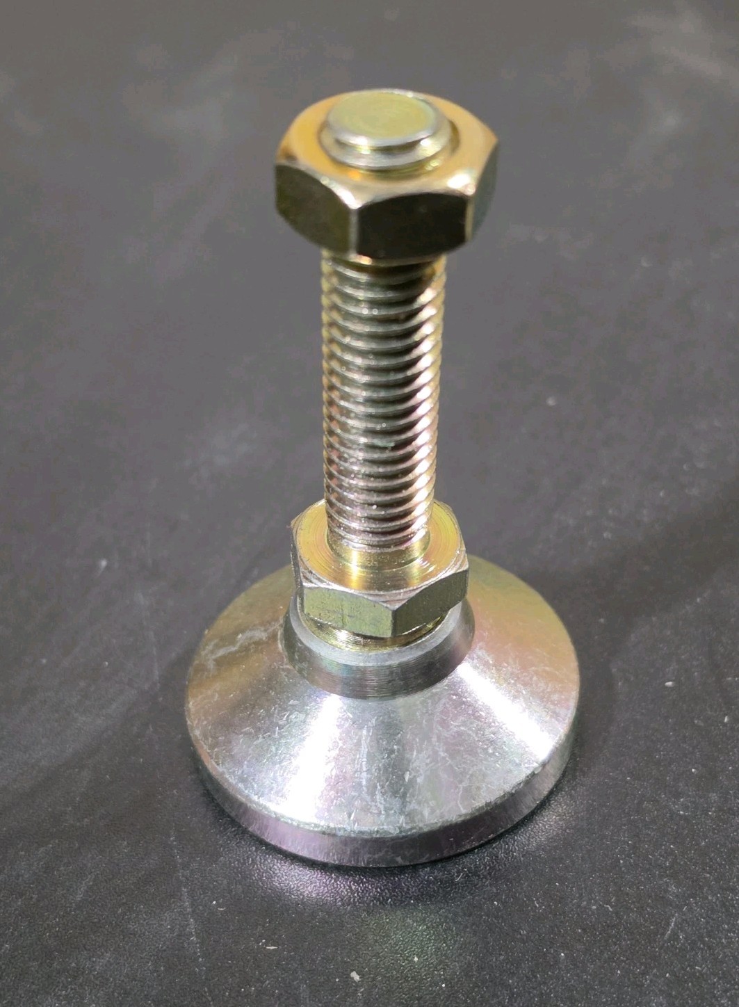 Heavy Duty Adjustable Leveling Foot 1/2″ Thread – Base 2″ – Height 3″