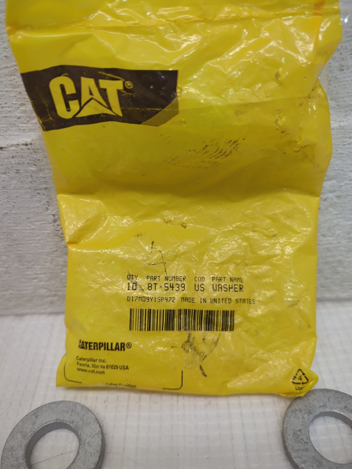 CATERPILLAR Flat Washer CAT # 8T-5439 Part LOT OF 20 8T5439