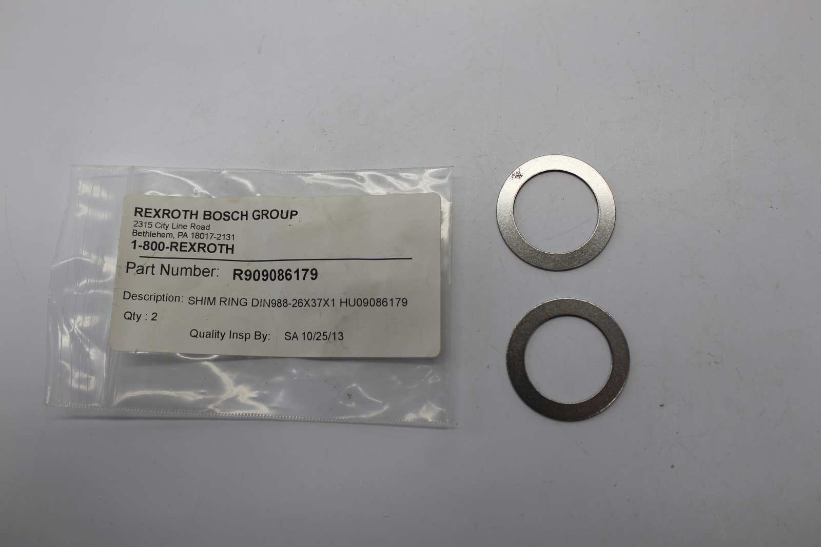 REXROTH BOSCH GROUP R909086179 SHIM RING PKG OF 2 NSMP