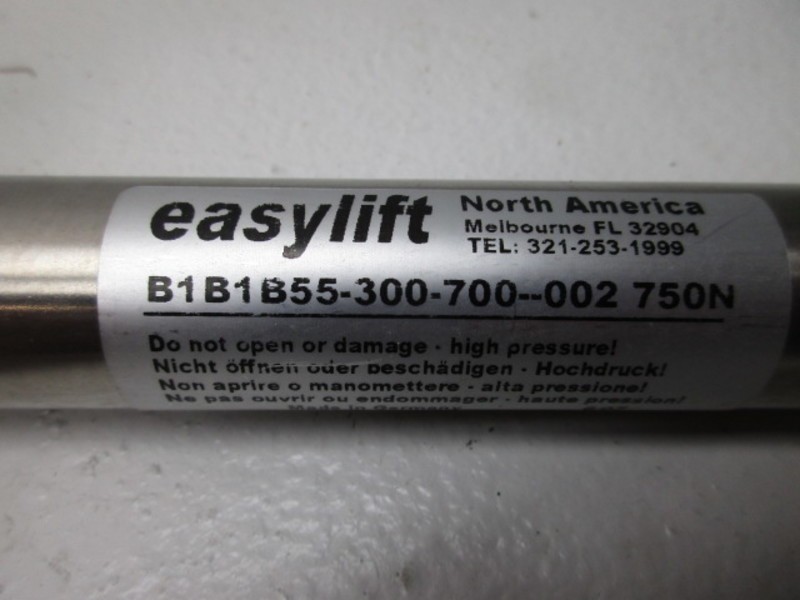 EASYLIFT B1B1B55-300-70–002-750N STAINLESS STEEL GAS STRUT NSNP