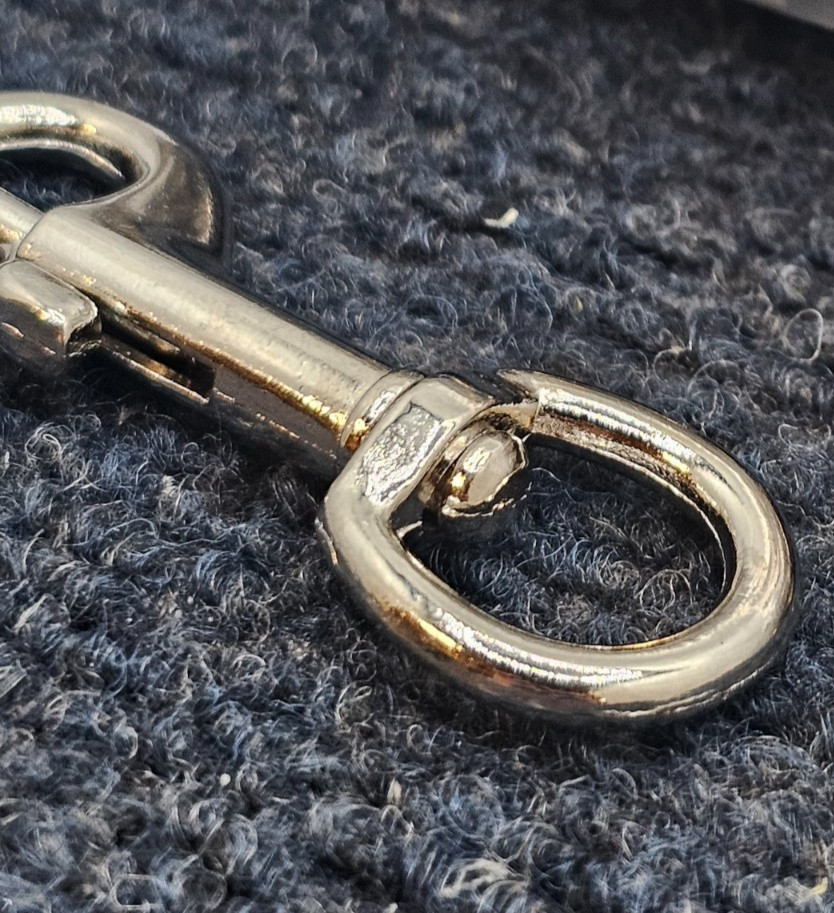 (QTY 10) Swivel Snap Hooks Chrome Finish Stainless Steel Bolt Snap