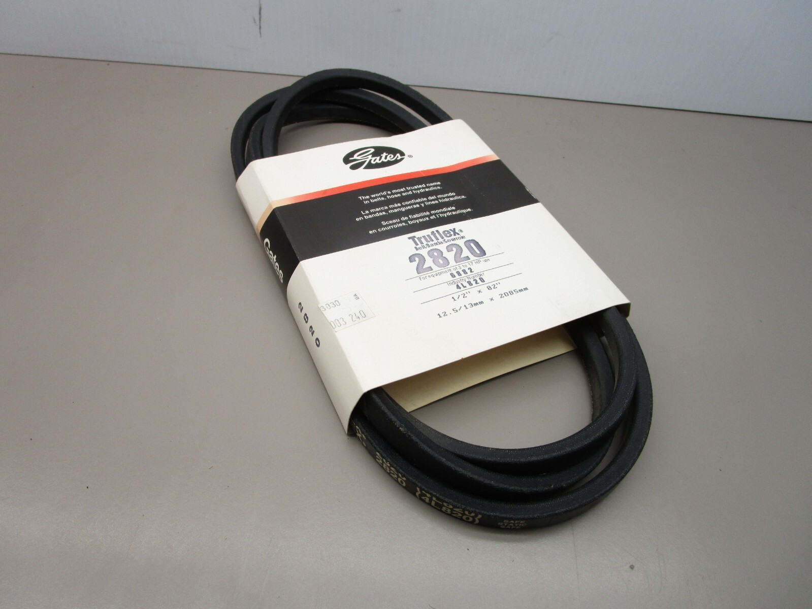 Gates Truflex 2820 4L820 V-Belt 1/2″ x 82″