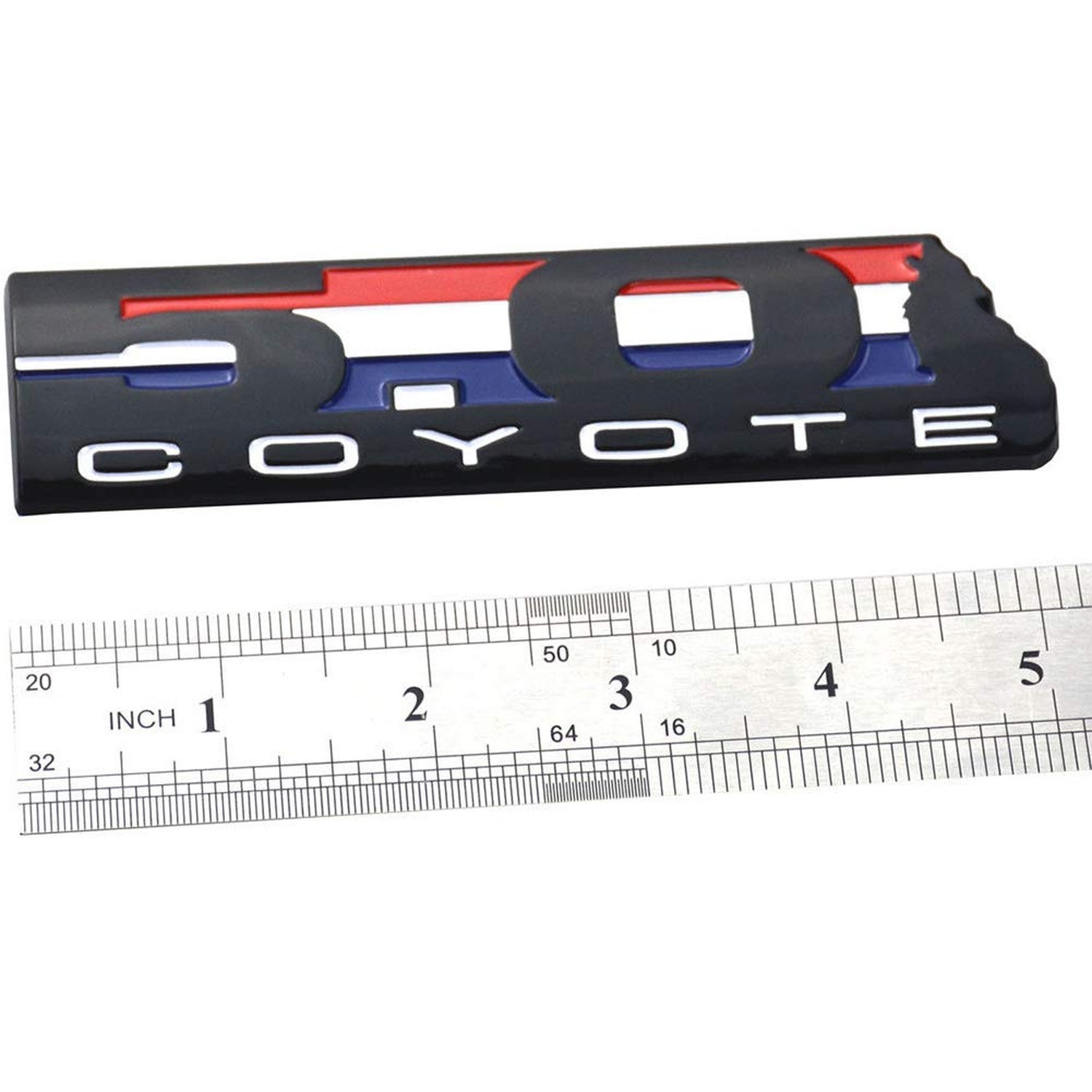 Coyote Engine Emblem V8 5.0L Howling Emblem Coyote Badge for GT F150 (2 pcs)