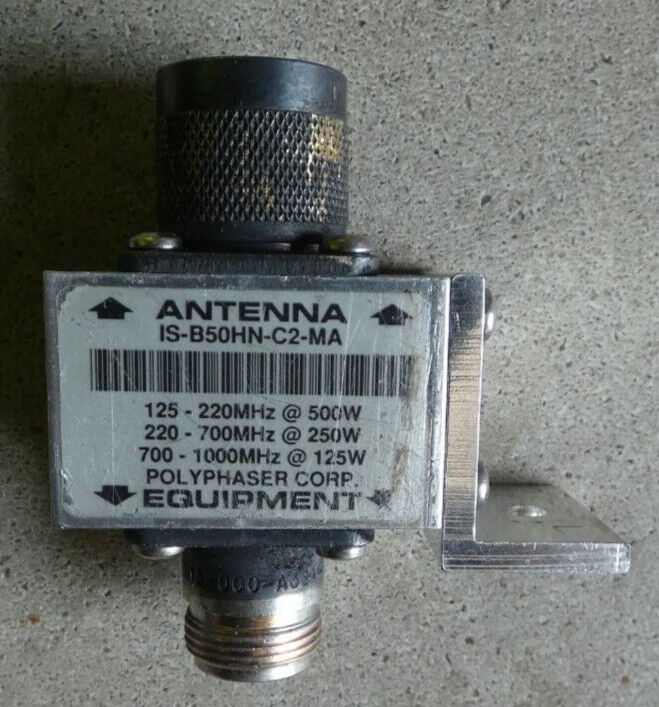 Used PolyPhaser IS-B50HN-C2-MA Type N Male / Type N Female