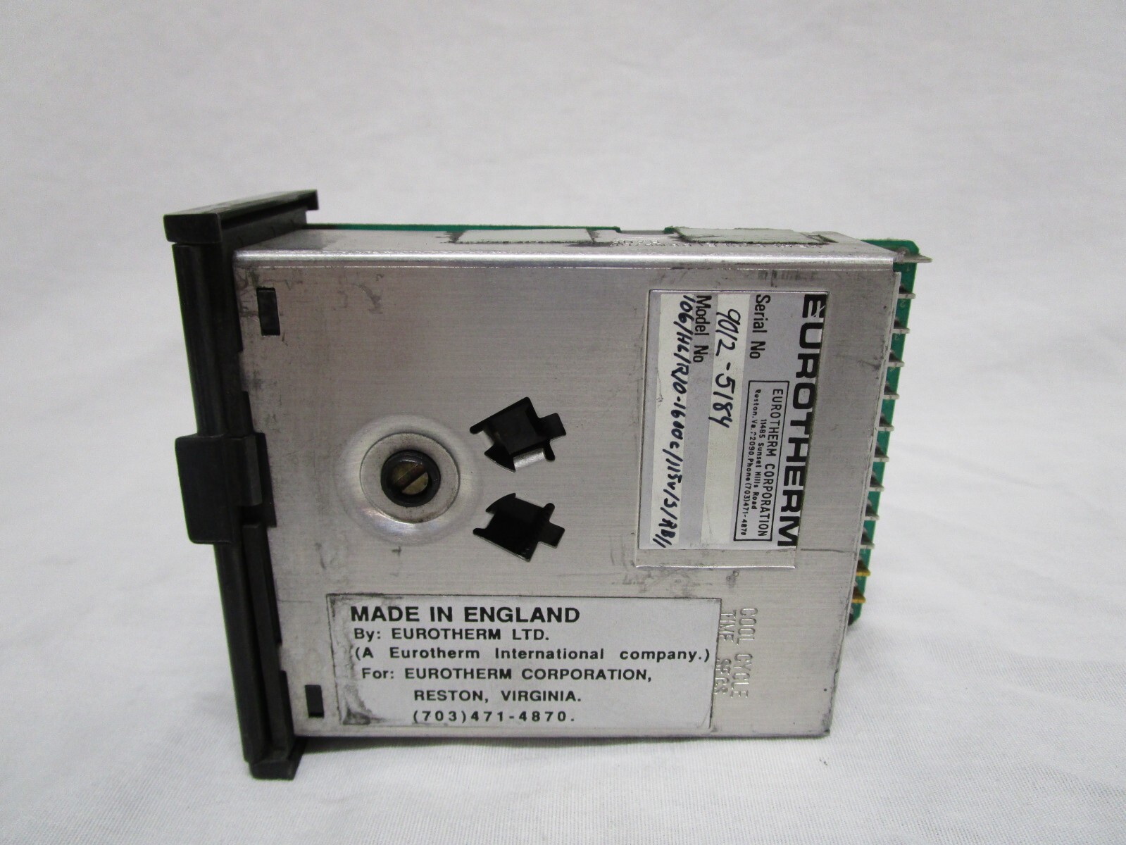 EUROTHERM 106/HL/R/0-1600C/115V/S/RB TEMPERATURE CONTROL HIGH LIMIT ALARM