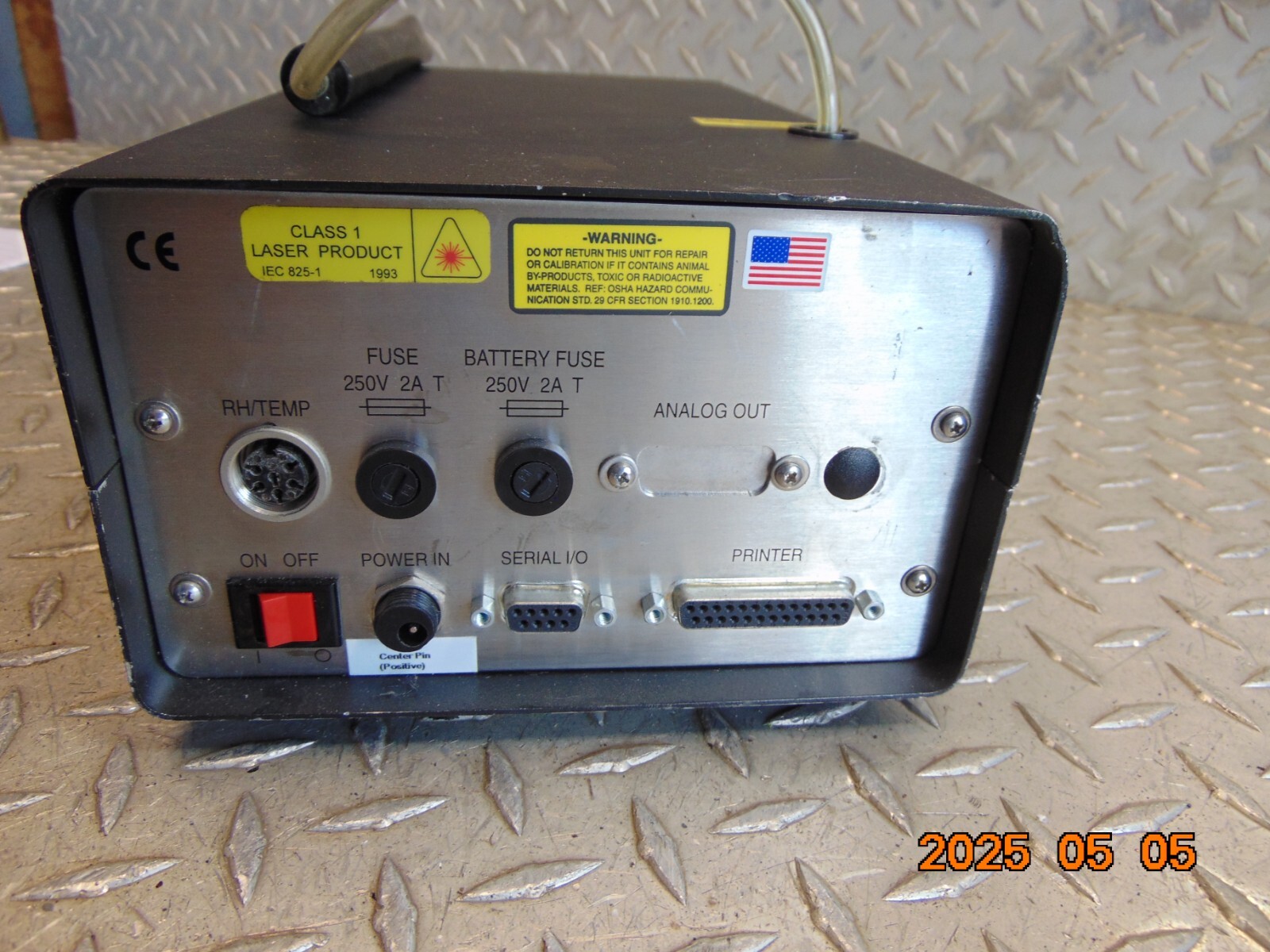 MET ONE 237A-.5-.1-2 LASER PARTICAL COUNTER 2082815-02