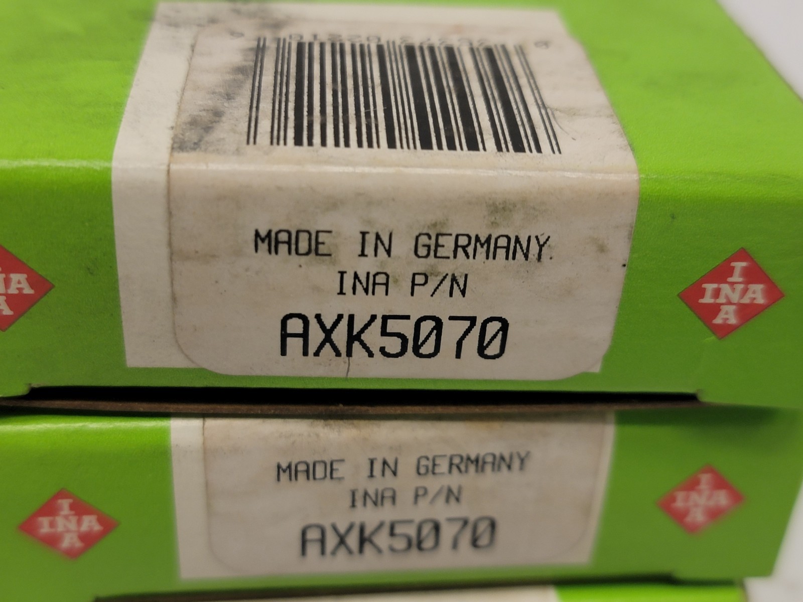 Lot of 6 INA AXK5070 Axial Needle Roller Bearings 50x70x3(mm)