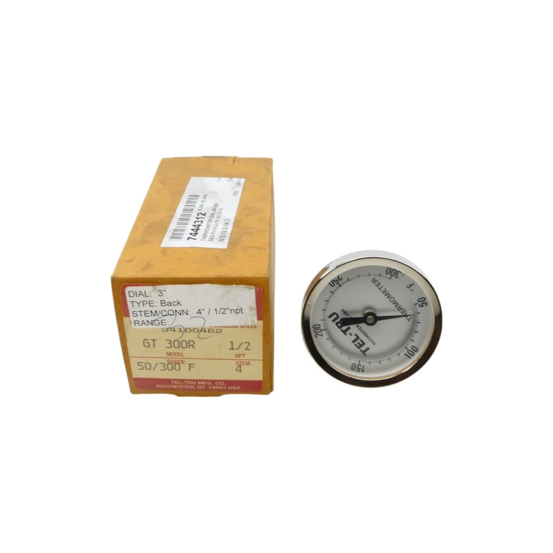 TEL-TRU 34100462 GT300R 50/300’F 1/2″ STEM 4 NSMP