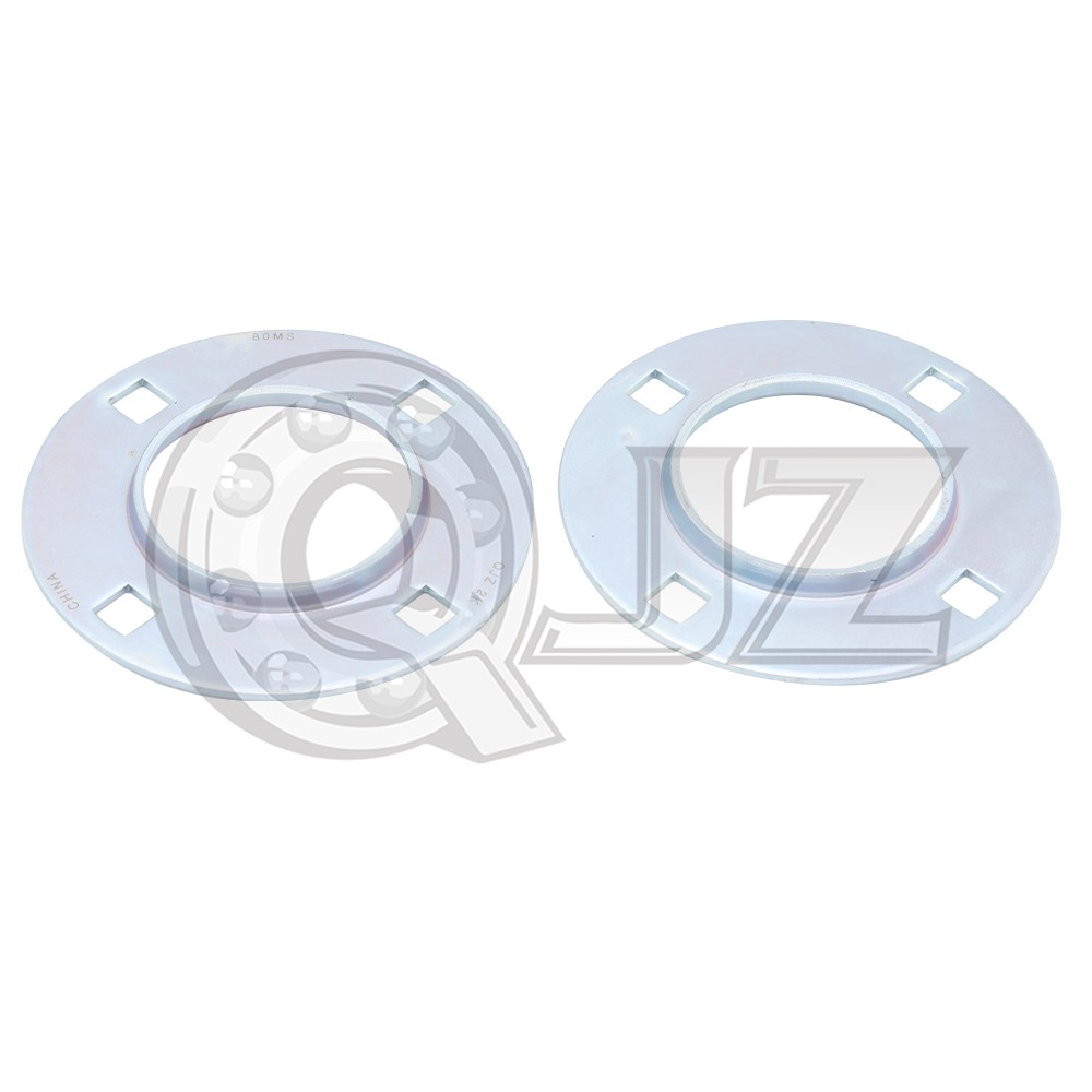 [Qty,1] 80MS Four Bolt Round Stamped Housing for 80mm OD Bearing