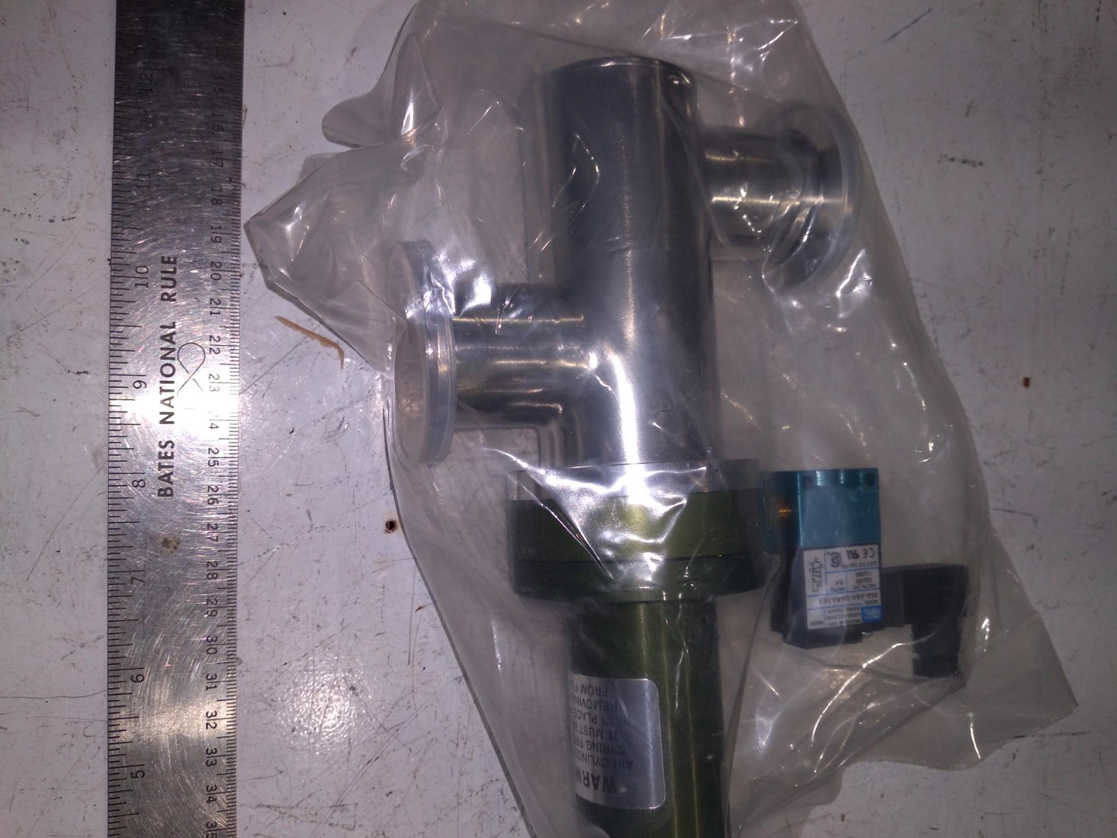 Key High Vacuum PSL-150-N-K Valve WITH MAC 35A-AAA-DAAJ-1KA 120/60 110/50