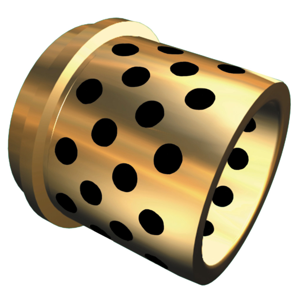 LAMINA G618010 Short Shoulder Bushing – Wring Fit, Bronze w/ SELF-LUB. GRAPHITE
