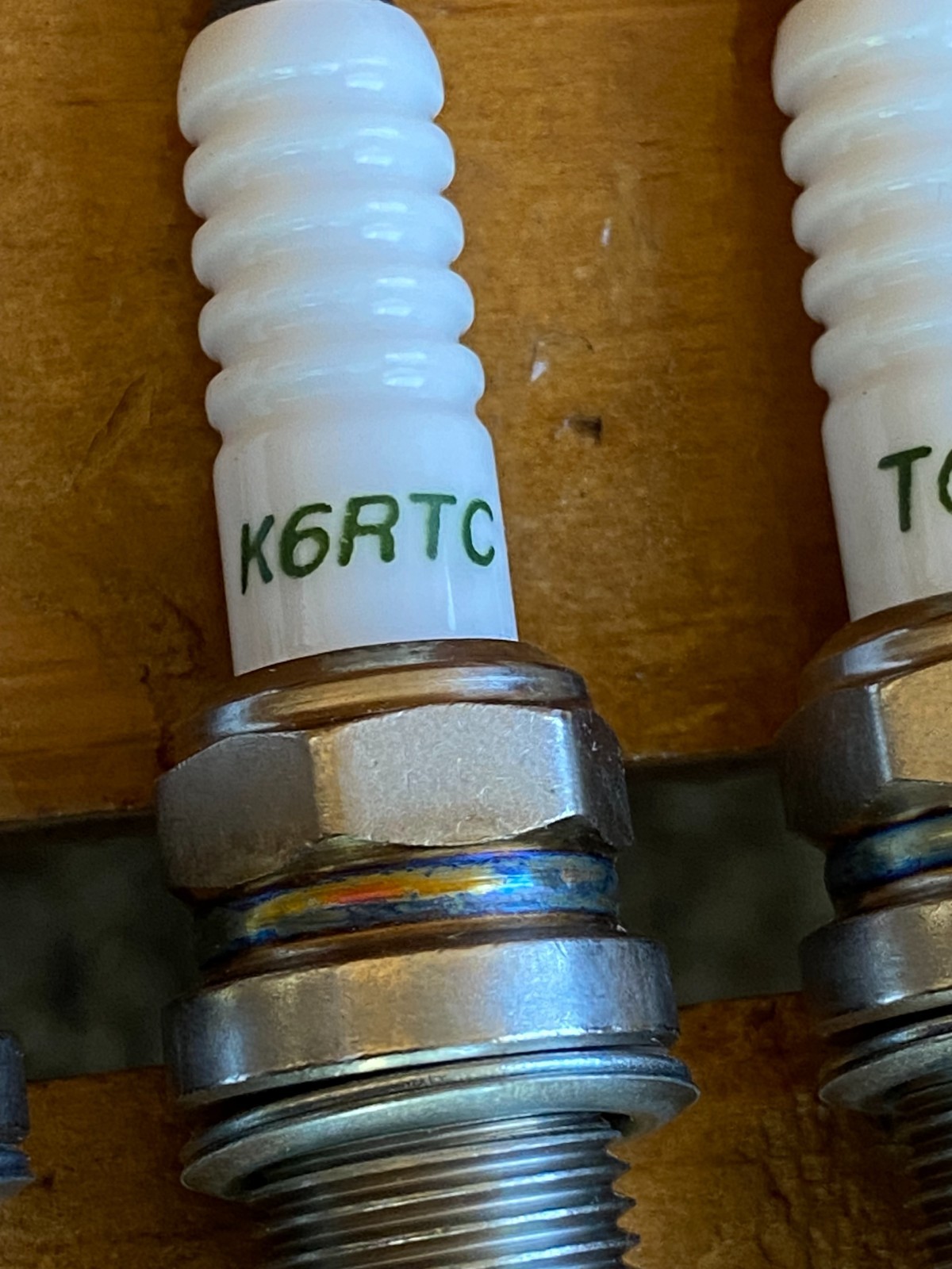 TORCH K6RTC Spark Plug Replace for Champion RC12YC Bosch FR7HC & Others Lot of 4