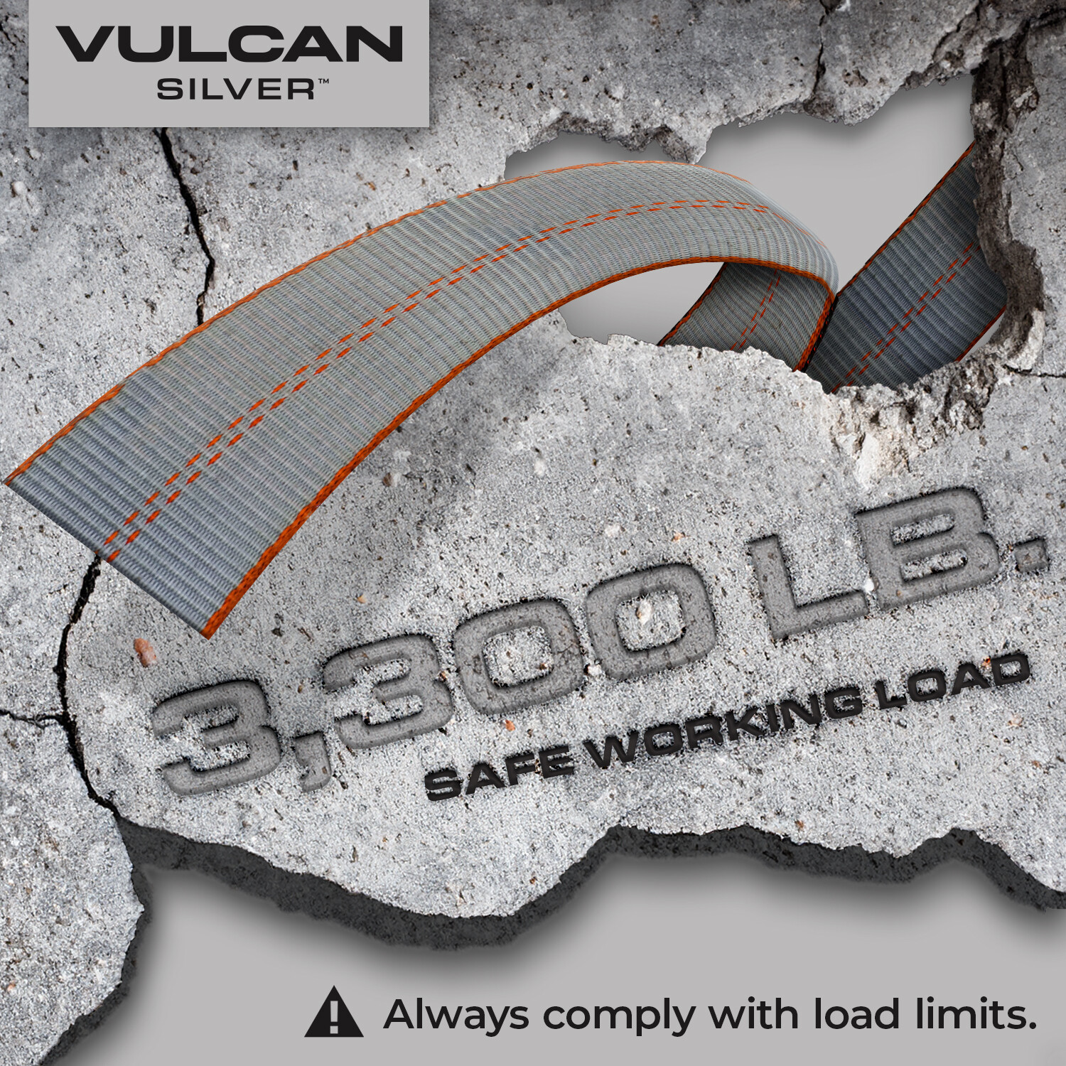 VULCAN Silver Series Axle Strap Tie Down Kit – Wire Hook Ratchet Straps