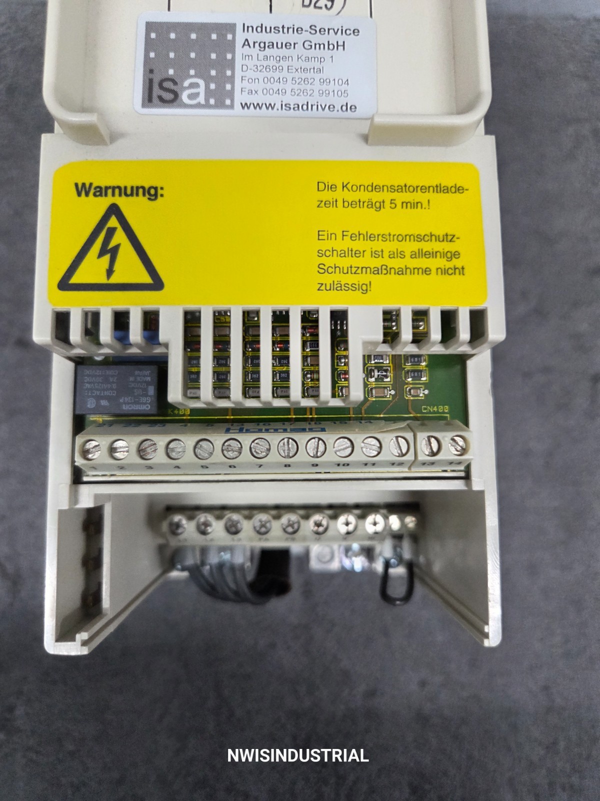 KEB F4 COMBIVERT DRIVE 09.F4.S1D-4A00 2.8KVA, 3PH, 480V