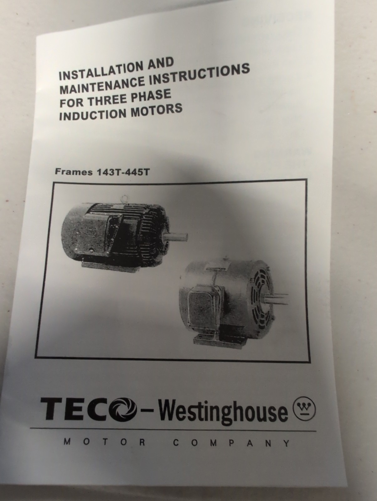 New TECO Westinghouse MAX-E1 Premium Efficiency Inverter Duty Hazardous Location