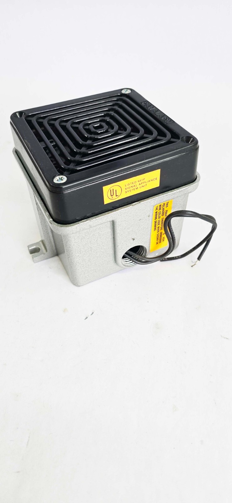 AMETEK PD-12 PANALARM ELECTRONIC HORN 12 VOLTS .5 AMPS, 400-6000 Hz